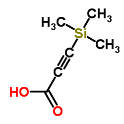 3-(Trimethylsilyl)propynoic acid structure
