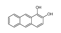 anthracene-1,2-diol结构式