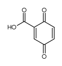 1,4-benzoquinone-2-carboxylic acid Structure