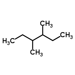 3,4-Dimethylhexane Structure