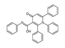 4-oxo-N,1,2,6-tetraphenylpyridine-3-carboxamide结构式