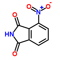 3-硝基邻苯二甲酰亚胺结构式