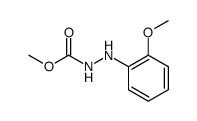 3-(2-Methoxyphenyl)carbazic acid methyl ester Structure