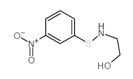 N-(2-hydroxyethyl)-3-nitro-benzenesulfenamide Structure