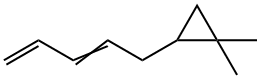 1,1-Dimethyl-2-(2,4-pentadienyl)cyclopropane结构式