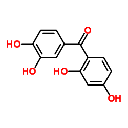 2,3',4,4'-Tetrahydroxybenzophenone Structure