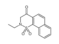 2-ethyl-1,1-dioxo-3H-benzo[h][1,2]benzothiazin-4-one Structure