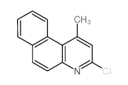Benzo[f]quinoline, 3-chloro-1-methyl-结构式