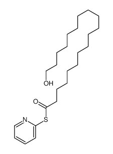S-pyridin-2-yl 19-hydroxynonadecanethioate结构式