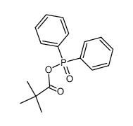 diphenylphosphinic pivalic anhydride Structure