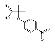 2-methyl-2-(4-nitrophenoxy)propanamide结构式