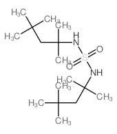 Sulfamide,N,N'-bis(1,1,3,3-tetramethylbutyl)- Structure