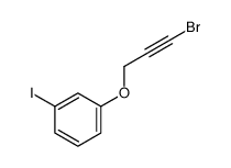 1-(3-bromoprop-2-ynoxy)-3-iodobenzene Structure