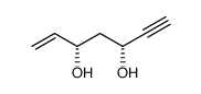 (3S,5R)-hept-1-en-6-yne-3,5-diol结构式