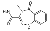4-methyl-5-oxo-1H-1,2,4-benzotriazepine-3-carboxamide Structure