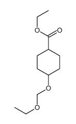ethyl 4-(ethoxymethoxy)cyclohexane-1-carboxylate Structure