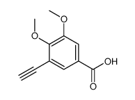3-ethynyl-4,5-dimethoxybenzoic acid Structure