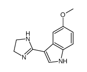 3-(4,5-dihydro-1H-imidazol-2-yl)-5-methoxy-1H-indole Structure