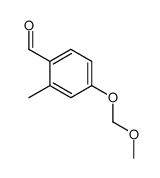 Benzaldehyde, 4-(methoxymethoxy)-2-methyl- (9CI)结构式