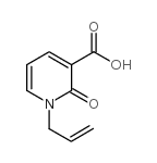 1-烯丙基-2-氧代-1,2-二氢-3-吡啶羧酸结构式