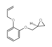 (2S)-3-(邻烯丙基氧基苯氧基)-1,2-环氧丙烷结构式