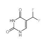 5-(difluoromethyl)-1H-pyrimidine-2,4-dione Structure