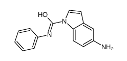 1H-Indole-1-carboxamide,5-amino-N-phenyl-(9CI) Structure