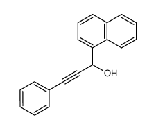 1-(naphthalen-1-yl)-3-phenyl-prop-2-yn-1-ol Structure