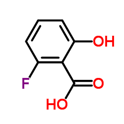 2-氟-6-羟基苯甲酸结构式