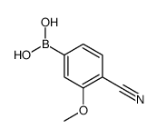 4-Cyano-3-methoxyphenylboronic acid Structure
