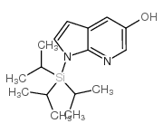 1-(三异丙基硅烷基)-1H-吡咯并[2,3-b]吡啶-5-醇结构式