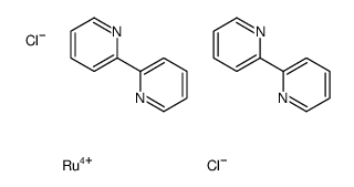 2-pyridin-2-ylpyridine,ruthenium(4+),dichloride结构式