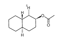 trans,trans-2-decalyl 1α-d acetate Structure