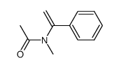 N-methyl-N-(1-phenylvinyl)acetamide结构式