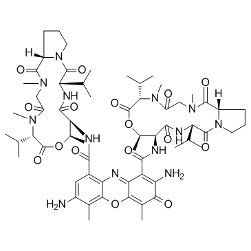 7-氨基放线菌素D结构式