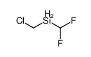 chloromethyl(difluoromethyl)silane结构式