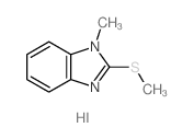 3-Methyl-2-methylthiobenzimidazolium iodide结构式