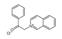 2-isoquinolin-2-ium-2-yl-1-phenylethanone,chloride Structure