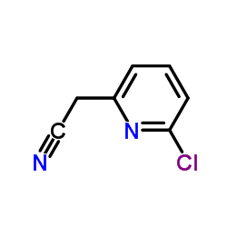 (6-Chloro-2-pyridinyl)acetonitrile Structure