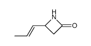 4-((E)-Propenyl)-2-azetidinone Structure