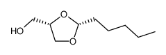 cis-2-n-pentyl-4-(hydroxymethyl)-1,3-dioxolane Structure