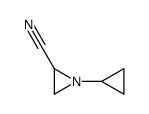1-cyclopropylaziridine-2-carbonitrile结构式
