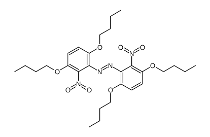 2,2',5,5'-tetrabutoxy-6,6'-dinitroazobenzene Structure