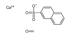 2-萘磺酸与甲醛的聚合物钙盐结构式