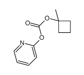 Carbonic acid, 1-methylcyclobutyl 2-pyridinyl ester (9CI) Structure