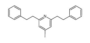 4-methyl-2,6-diphenethylpyridine Structure