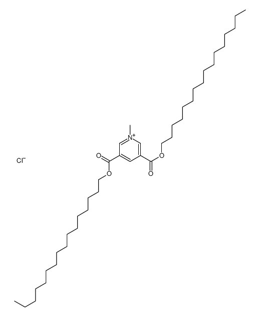 dihexadecyl 1-methylpyridin-1-ium-3,5-dicarboxylate,chloride Structure