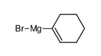 cyclohex-1-enyl magnesium bromide结构式