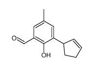 Benzaldehyde, 3-(2-cyclopenten-1-yl)-2-hydroxy-5-methyl- (9CI)结构式