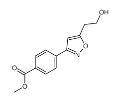 methyl 4-[5-(2-hydroxyethyl)-1,2-oxazol-3-yl]benzoate Structure